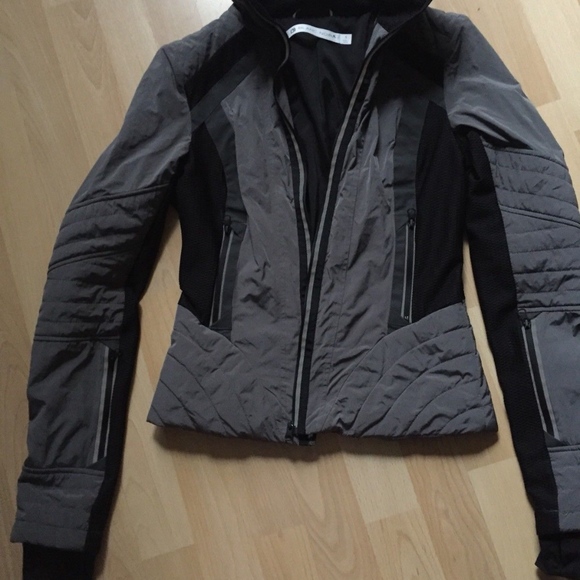 Blanc Noir Grey Reflective Windbreaker NWOT - Picture 7 of 8